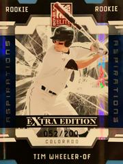 Tim Wheeler [Aspirations] #65 Baseball Cards 2009 Donruss Elite Extra Edition Prices