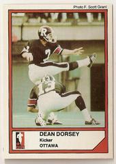 Dean Dorsey Football Cards 1984 Jogo CFL Prices