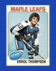Errol Thompson Hockey Cards 1975 O-Pee-Chee Prices