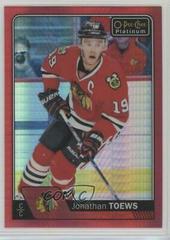 Jonathan Toews [Red Prism] #5 Hockey Cards 2016 O-Pee-Chee Platinum Prices