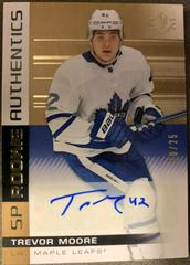 Trevor Moore [Autograph Gold] #122 Hockey Cards 2019 SP Prices