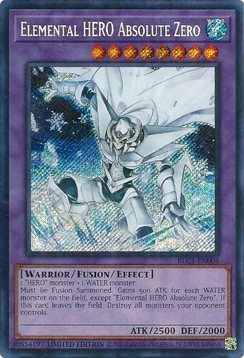 Elemental HERO Absolute Zero BLC1-EN004 YuGiOh Battles of Legend: Chapter 1