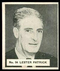 Lester Patrick Hockey Cards 1937 V356 World Wide Gum Prices