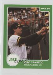 Jose Canseco #Era Begins Sign Baseball Cards 1986 Star Canseco Prices