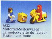 LEGO Set | Mailman on Motorcycle LEGO Town