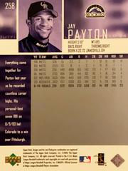 Rear | Jay Payton Baseball Cards 2004 Upper Deck