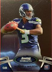 Russell Wilson Football Cards 2012 Bowman Sterling Prices