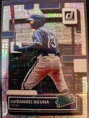 Luisangel Acuna [Vector] #RP-9 Baseball Cards 2022 Panini Donruss Rated Prospects Prices