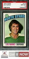 Lou Nanne Hockey Cards 1976 Topps Prices