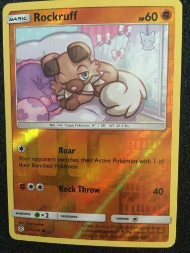 Rockruff Reverse Holo Prices Pokemon Cosmic Eclipse Pokemon