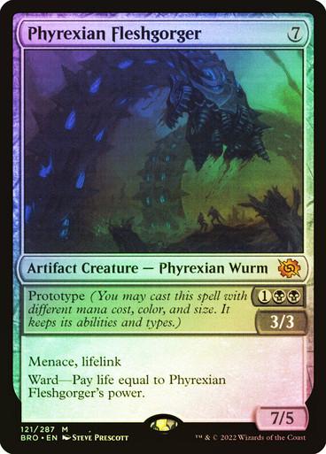 Phyrexian Fleshgorger [Foil] #121 Magic Brother's War