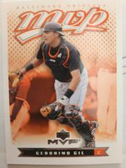 Geronimo Gil Baseball Cards 2003 Upper Deck MVP Prices