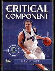 Dirk Nowitzki #CC11 Basketball Cards 2005 Topps Critical Component Prices