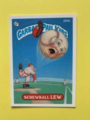 Screwball LEW #291b 1987 Garbage Pail Kids Prices