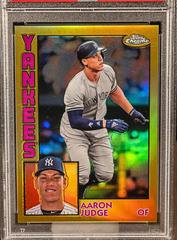 Aaron Judge [Gold Refractor] #1 Baseball Cards 2019 Topps Chrome 1984 Baseball Prices