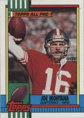 Joe Montana #13 Football Cards 1990 Topps Prices