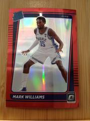 Mark Williams [Red] #15 Basketball Cards 2022 Panini Chronicles Draft Picks Donruss Optic Rated Rookie Prices