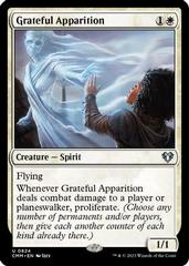 Grateful Apparition #824 Magic Commander Masters Prices