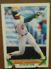 Rickey Henderson #750 Baseball Cards 1993 Topps Prices