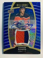 Connor McDavid [Blue Line Autograph] Hockey Cards 2019 Upper Deck Allure Prices