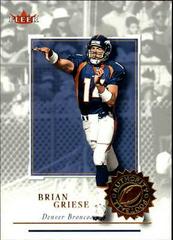 Brian Griese #40 Football Cards 2001 Fleer Authority Prices