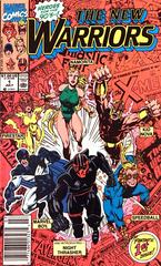The New Warriors [Newstand] #1 (1990) Comic Books New Warriors Prices