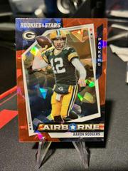 Aaron Rodgers [Red Ice] #AB7 Football Cards 2021 Panini Rookies and Stars Airborne Prices