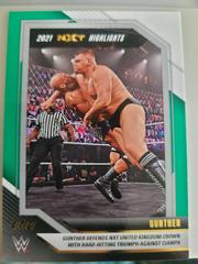 Gunther [Green] #10 Wrestling Cards 2022 Panini NXT WWE 2021 Highlights Prices