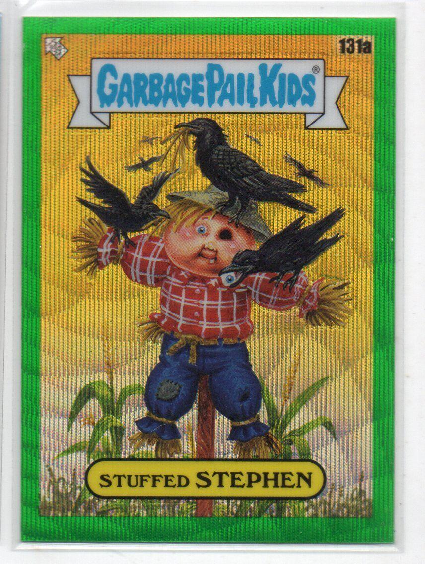 STUFFED STEPHEN [Green Wave] #131a 2021 Garbage Pail Kids Chrome