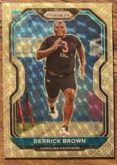 Derrick Brown [Gold Vinyl Prizm] #365 Football Cards 2020 Panini Prizm Prices