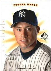 Christian Parker [SP Limited] #102 Baseball Cards 2001 SP Authentic Prices