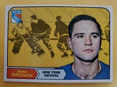 Arnie Brown #68 Hockey Cards 1968 O-Pee-Chee Prices