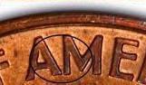 Close Up Of "AM" | 1992 [CLOSE AM] Coins Lincoln Memorial Penny
