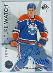Jesse Puljujarvi [Autograph Inscribed] Hockey Cards 2016 SP Authentic Prices