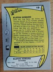 Back  | Elston Howard [Reverse Negative] Baseball Cards 1988 Pacific Legends