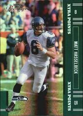 Matt Hasselbeck [Xtra Points Green] Football Cards 2005 Playoff Prestige Prices
