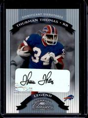 Thurman Thomas [Significant Signatures] Football Cards 2002 Panini Donruss Classics Prices