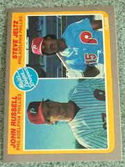 M. L. Prospects [S. Jeltz, J. Russell] #653 Baseball Cards 1985 Fleer Prices