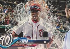 Juan Soto [Gatorade Bath] Baseball Cards 2018 Topps Update Prices