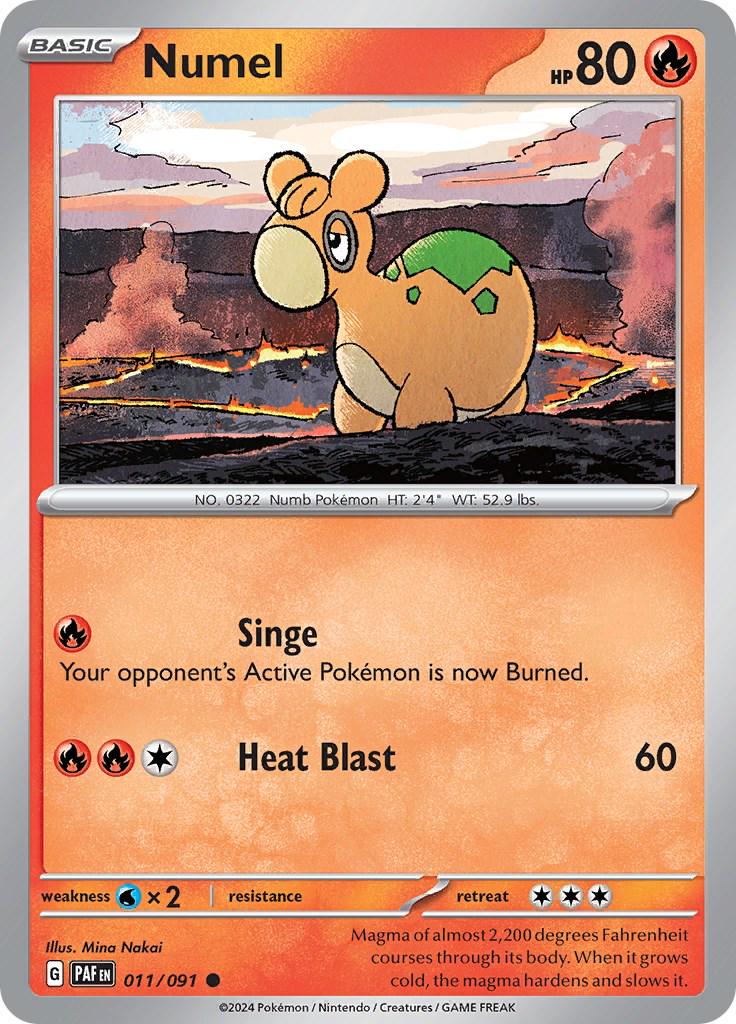 Numel #11 Pokemon Paldean Fates