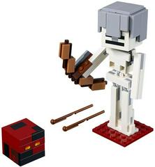 LEGO Set | Minecraft Skeleton BigFig with Magma Cube LEGO Minecraft