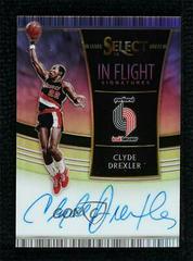 Clyde Drexler #IF-CDX Basketball Cards 2018 Panini Select in Flight Signatures Prices