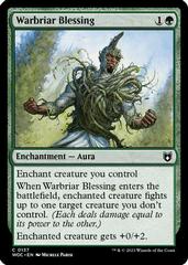 Warbriar Blessing #137 Magic Wilds of Eldraine Commander Prices