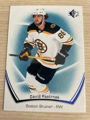 David Pastrnak [Blue] Hockey Cards 2021 SP Prices