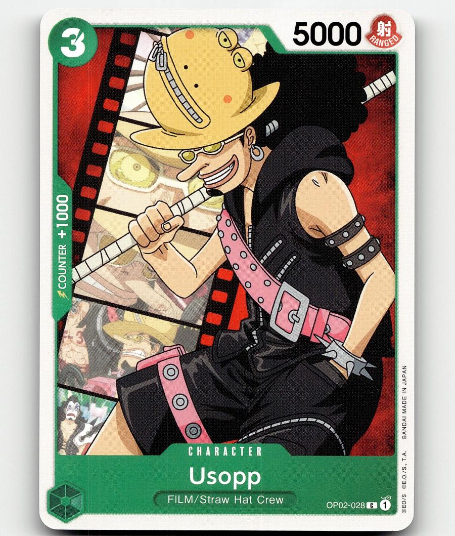 Usopp OP02028 Prices One Piece Paramount War One Piece Cards