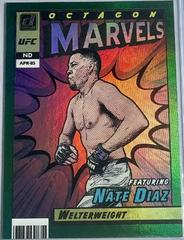 Nate Diaz [Green] Ufc Cards 2022 Panini Donruss UFC Octagon Marvels Prices
