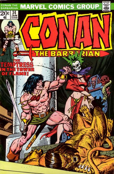 Conan the Barbarian #34 (1974) Comic Books Conan the Barbarian