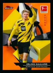 Erling Haaland [Orange Refractor] #31 Soccer Cards 2020 Topps Finest Bundesliga Prices