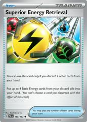 Superior Energy Retrieval #189 Pokemon Paldea Evolved Prices