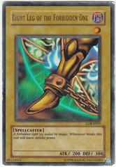 Right Leg of the Forbidden One LOB-E097 YuGiOh Legend of Blue Eyes White Dragon Prices
